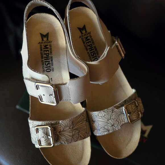 MEPHISTO PLATFORM SANDALS - SIZE 41 - Picture 4 of 7